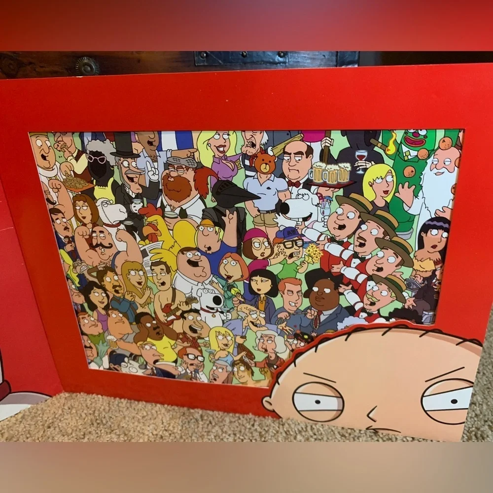 Family Guy 100th episode collectable lithograph Best Buy exclusive limited print
